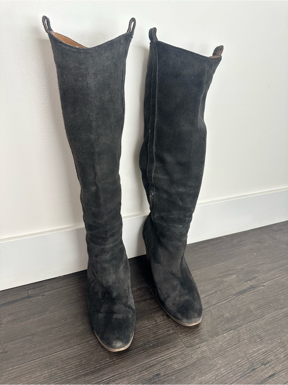 DV by Dolce Vita Black Suede Knee High Boots Size 10